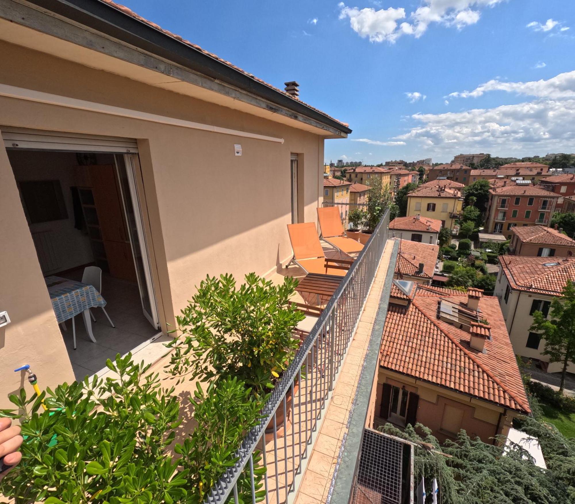 Bellavista Panoramic Terrace Appartamento Con Terrazza Zona Sant Orsola Bologna Buitenkant foto